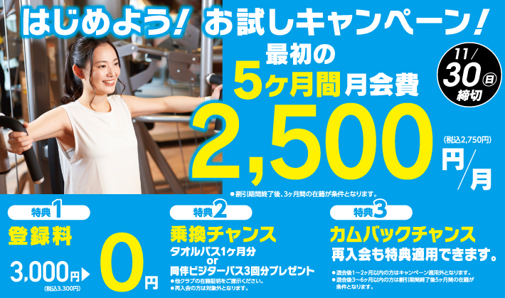 はじめてのフィットネス